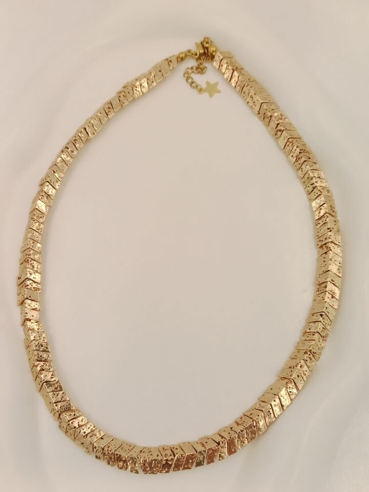 Lovely Lav Gold Lav Taşı Kolye