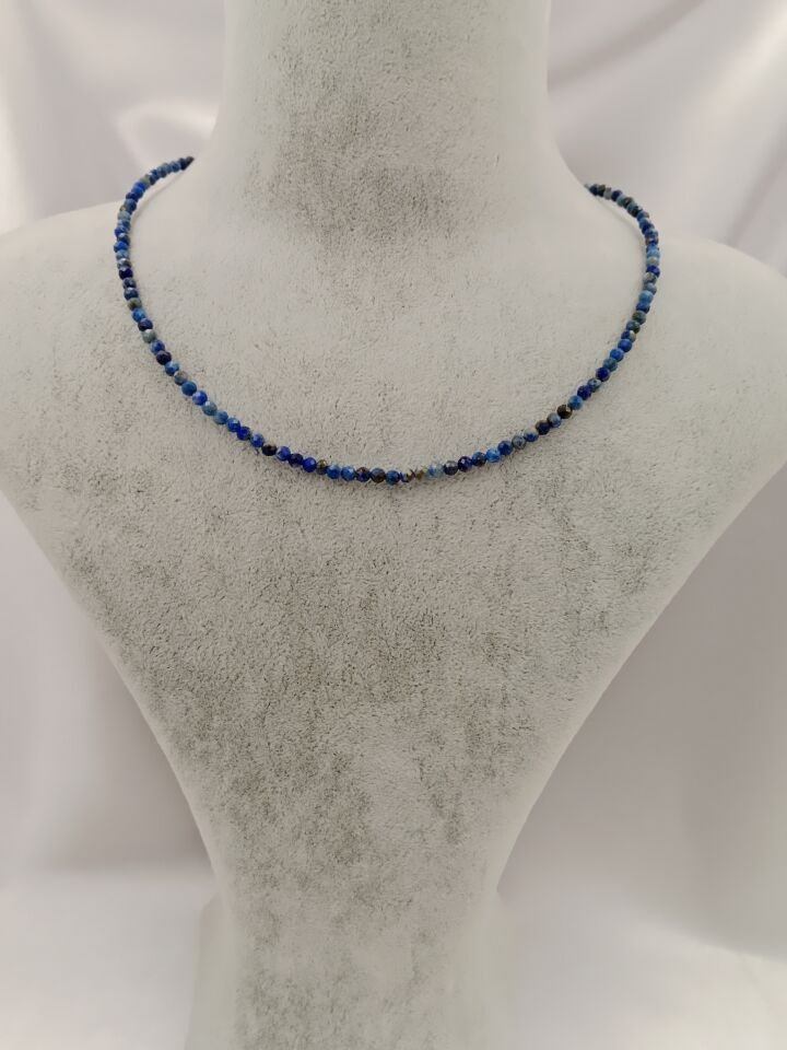 Lapis Lazuli Minimal Tasarım Kolye