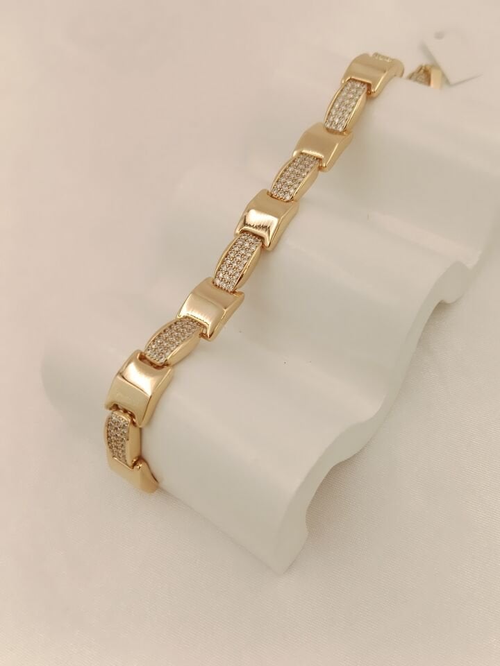 Xuping Rose Gold Zirkon Bileklik
