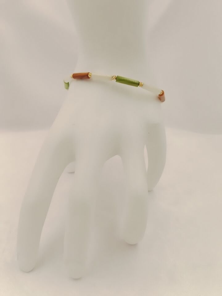 Sedef Taşı Minimal Bileklik