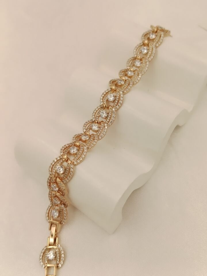 Xuping Rose Gold Zirkon Bileklik