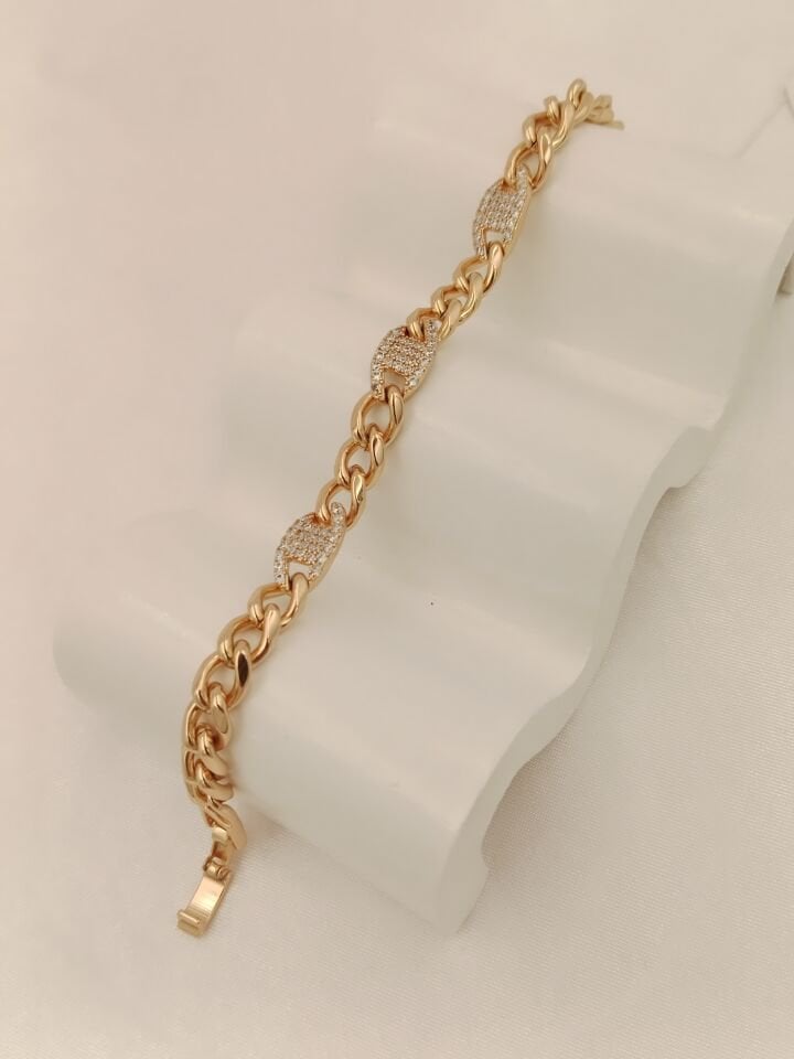 Xuping Rose Gold Zirkon Bileklik