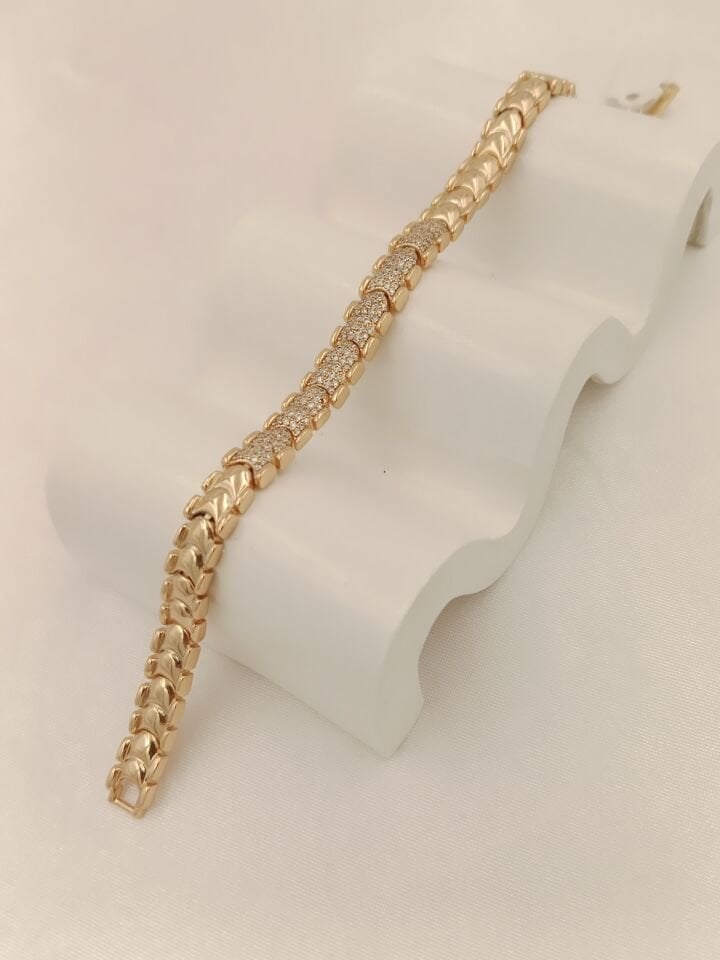 Xuping Rose Gold Zirkon Bileklik