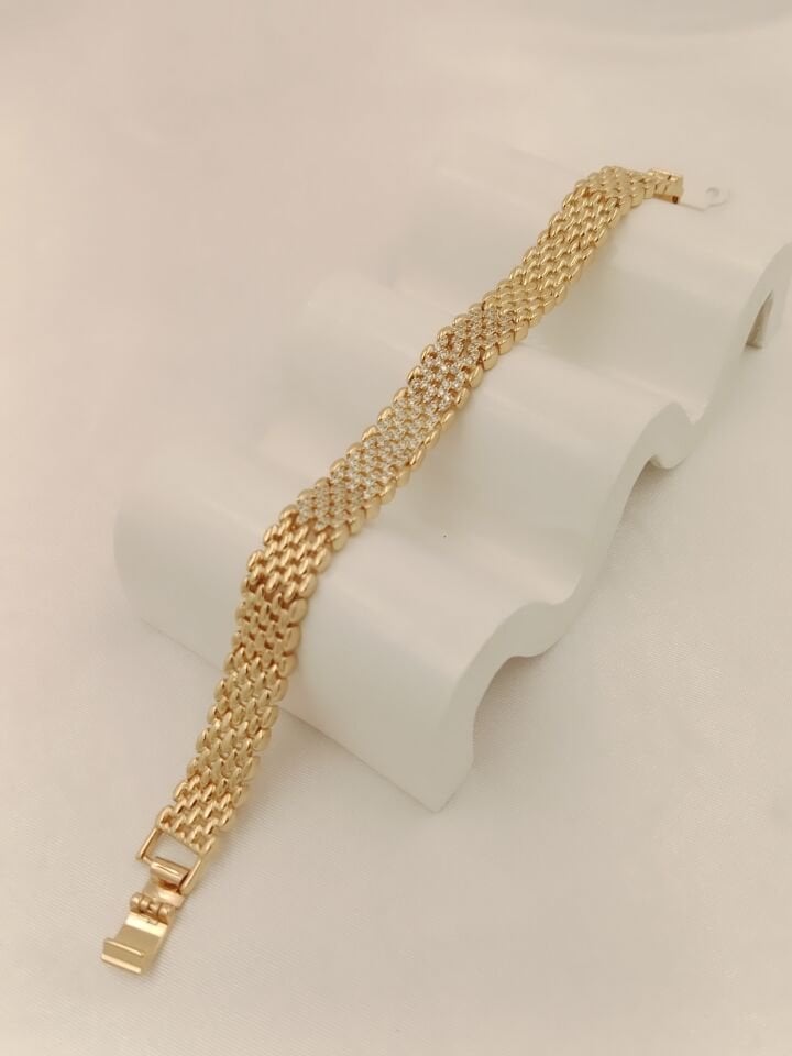 Xuping Rose Gold Zirkon Bileklik