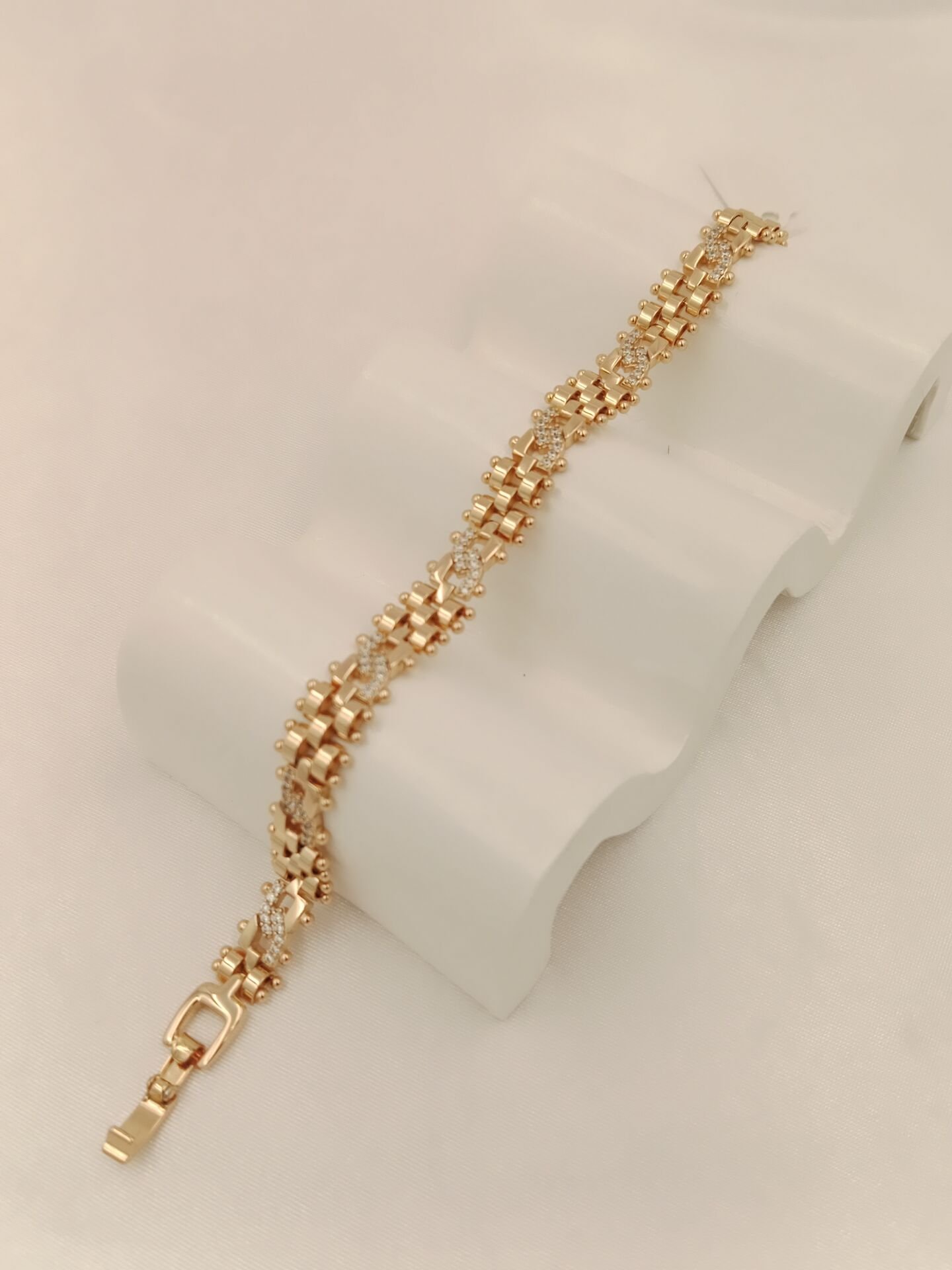 Xuping Rose Gold Zirkon Bileklik
