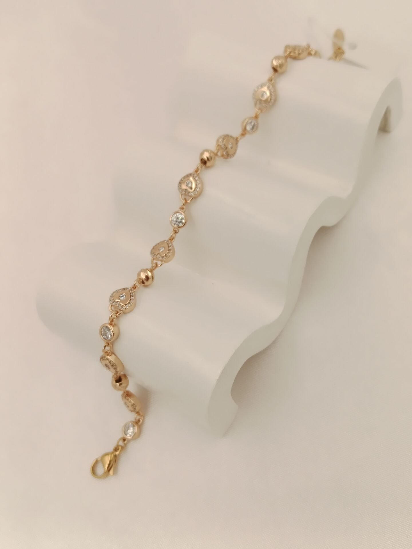 Xuping Rose Gold Zirkon Bileklik
