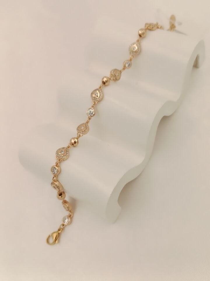 Xuping Rose Gold Zirkon Bileklik