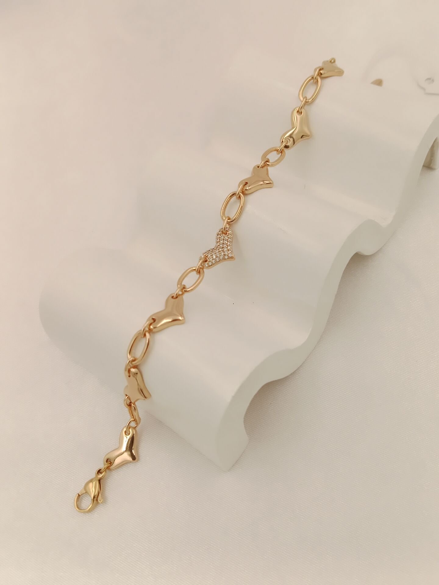 Xuping Rose Gold Zirkon Bileklik