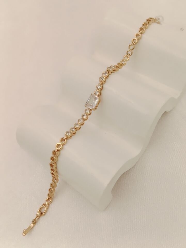 Xuping Rose Gold Zirkon Bileklik