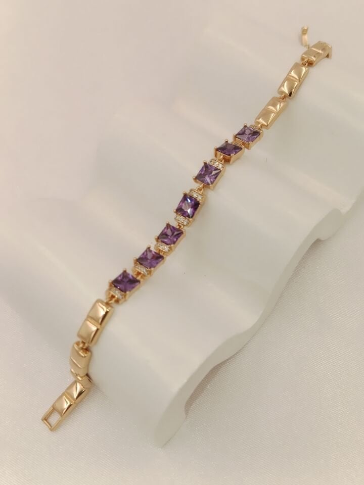 Xuping Rose Gold Zirkon Bileklik