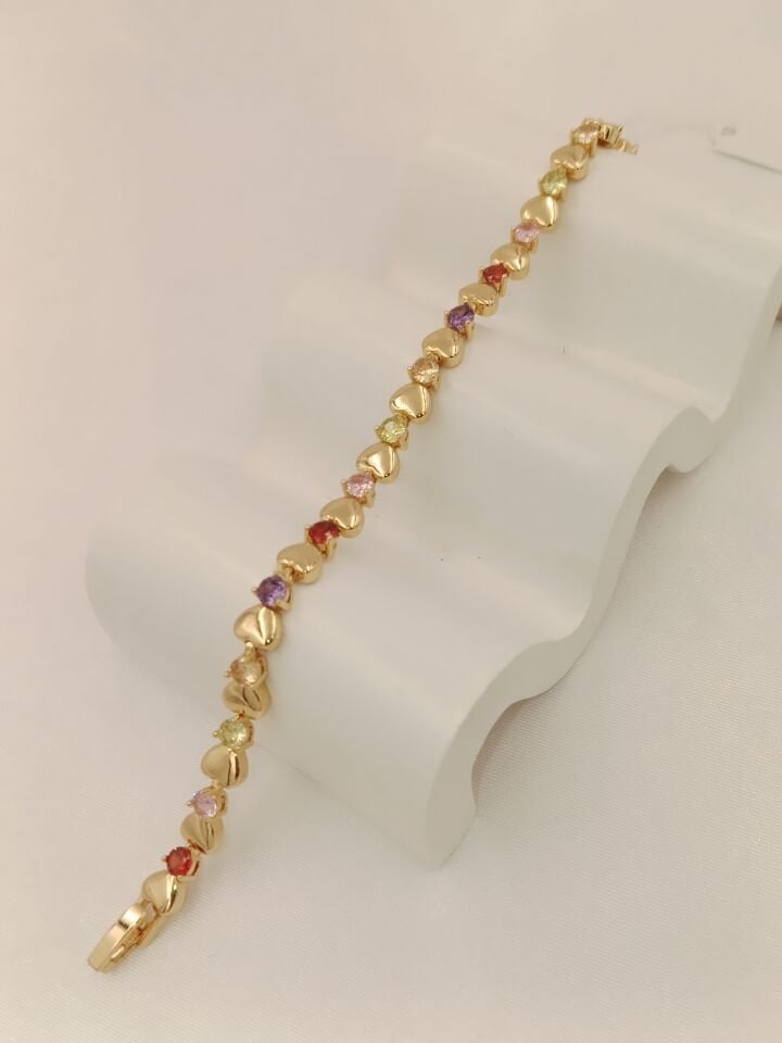 Xuping Rose Gold Zirkon Bileklik