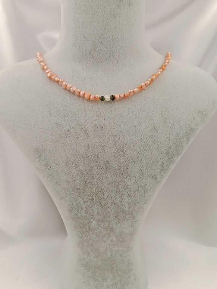 Somon İnci Minimal Tasarım Kolye