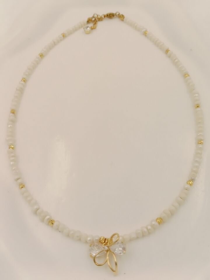 Kum İnci Minimal Kolye