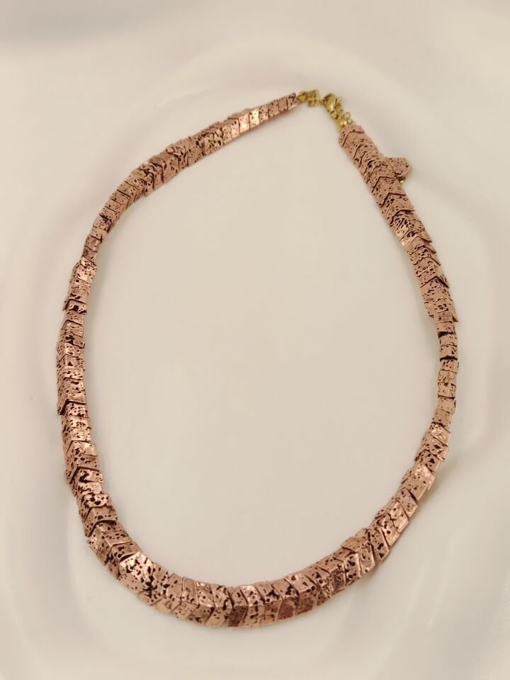 Lovely Lav Rose Lav Taşı Kolye