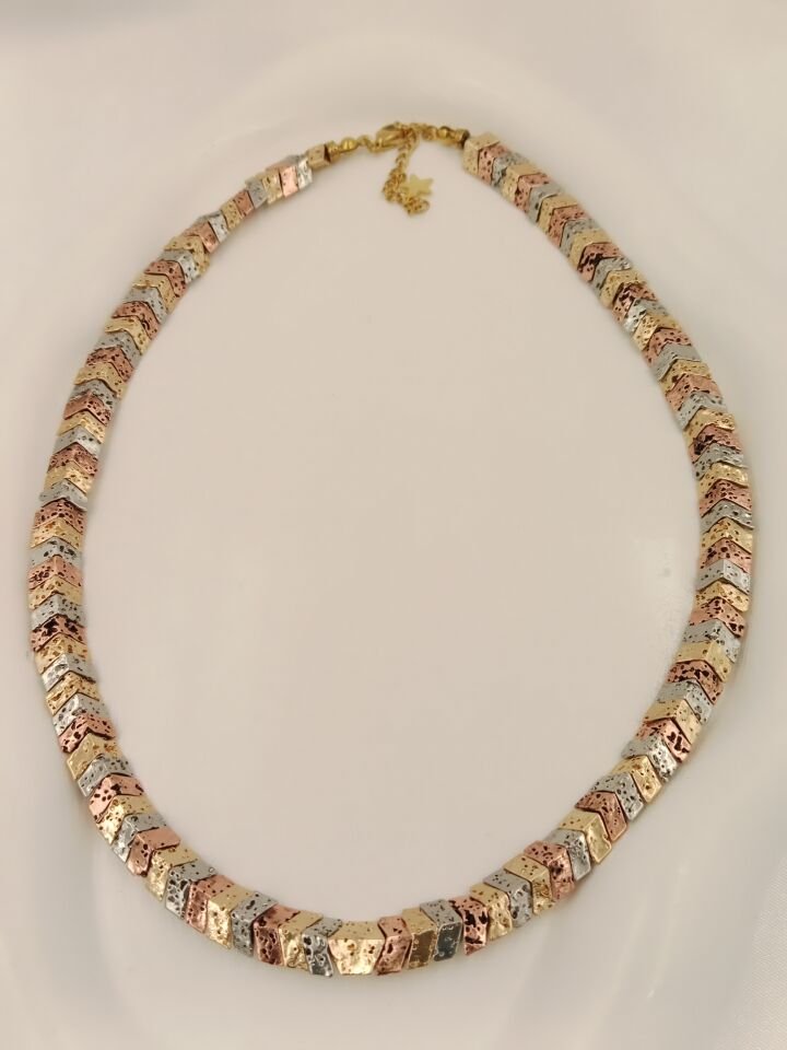 Lovely Lav Mix Renkli Lav Taşı Kolye