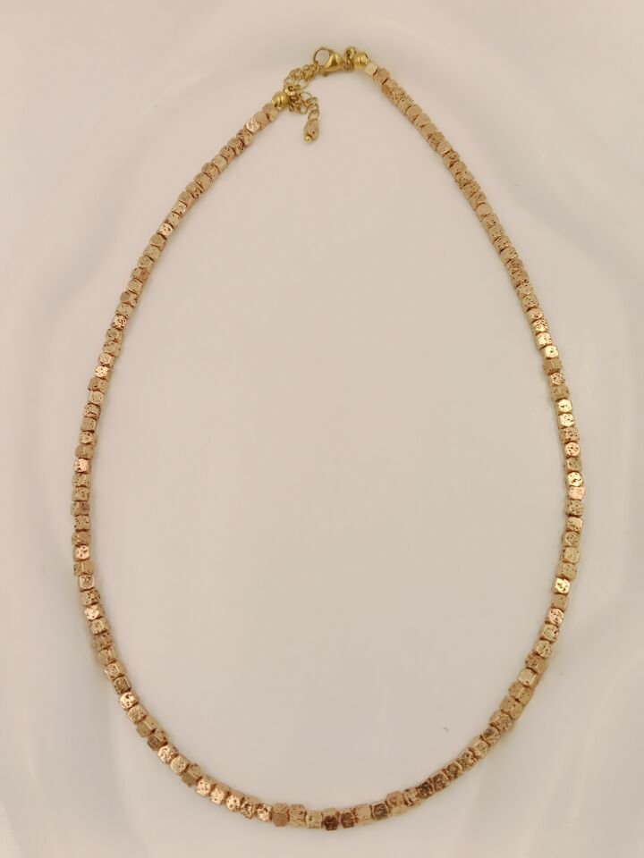 Lovely Lav Gold Minimal Lav Taşı Kolye