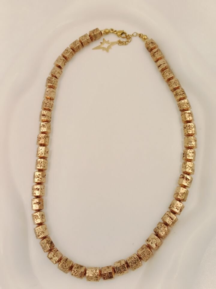 Lovely Lav Gold Lav Taşı Tasarım Kolye