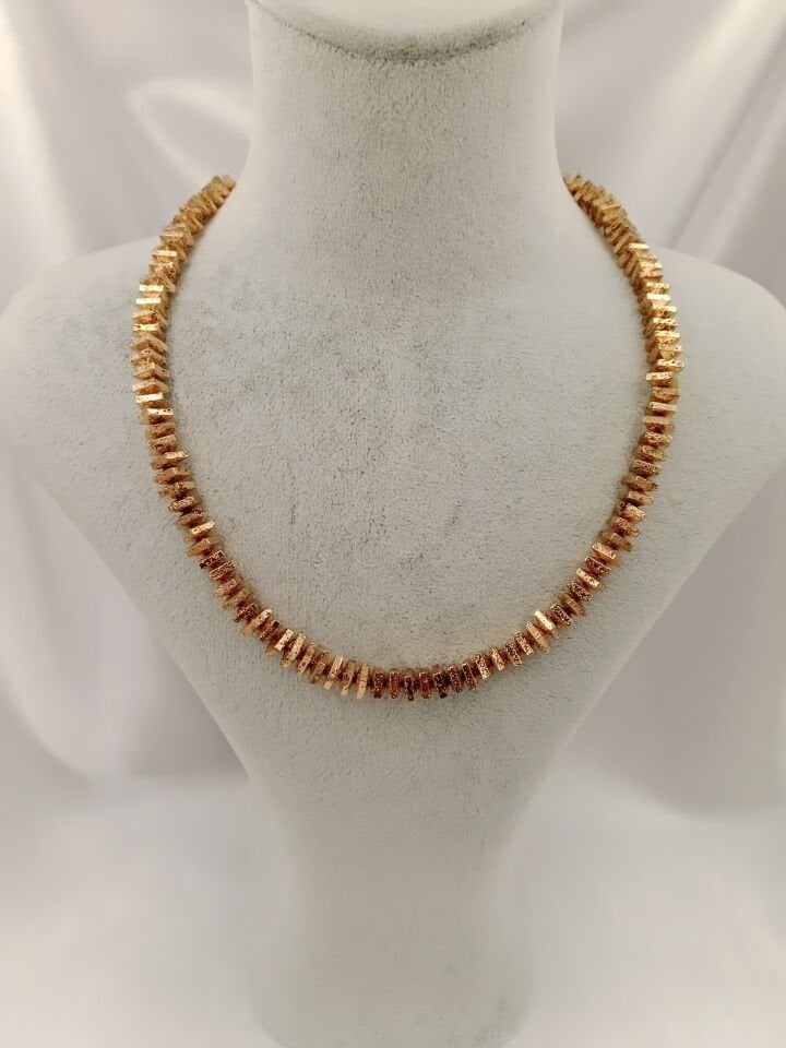 Lovely Lav Gold Lav Taşı Kolye