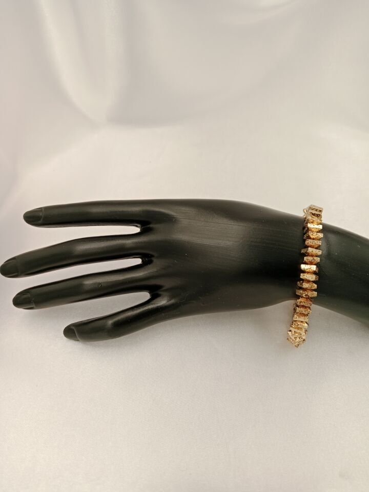 Lovely Lav Gold Lav Taşı Bileklik