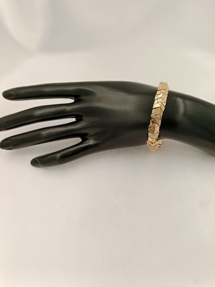Lovely Lav Gold Lav Taşı Bileklik