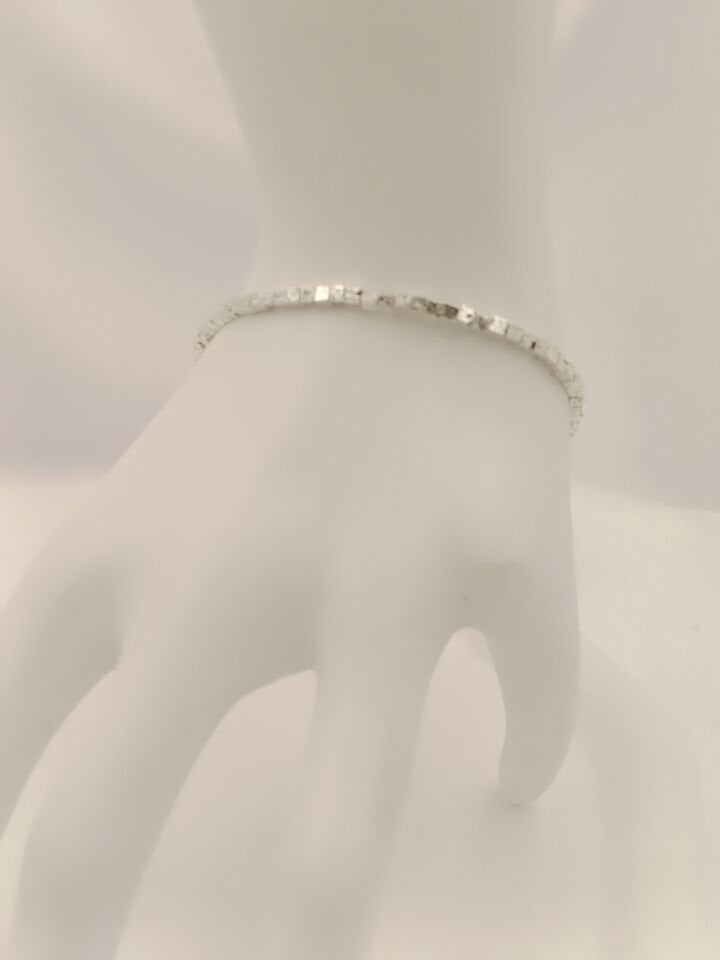 Lovely Lav Gümüş Lav Taşı Minimal Bileklik