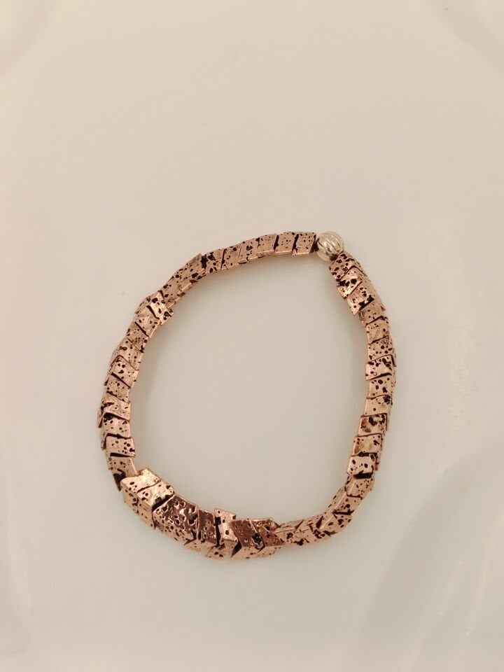 Lovely Lav Rose Lav Taşı Bileklik