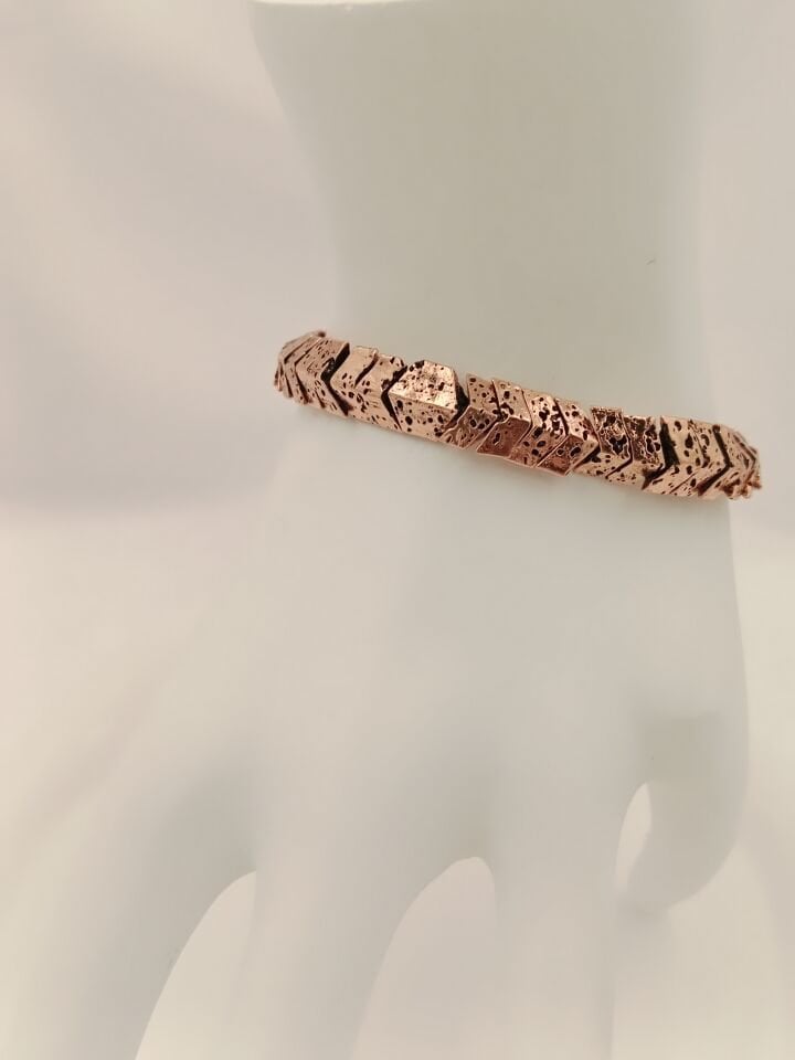 Lovely Lav Rose Lav Taşı Bileklik